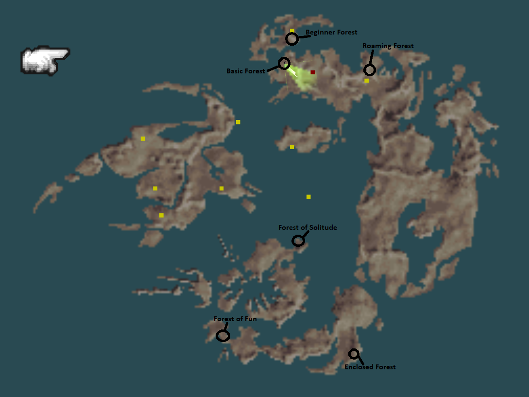 Chocobo Forest Map Locations